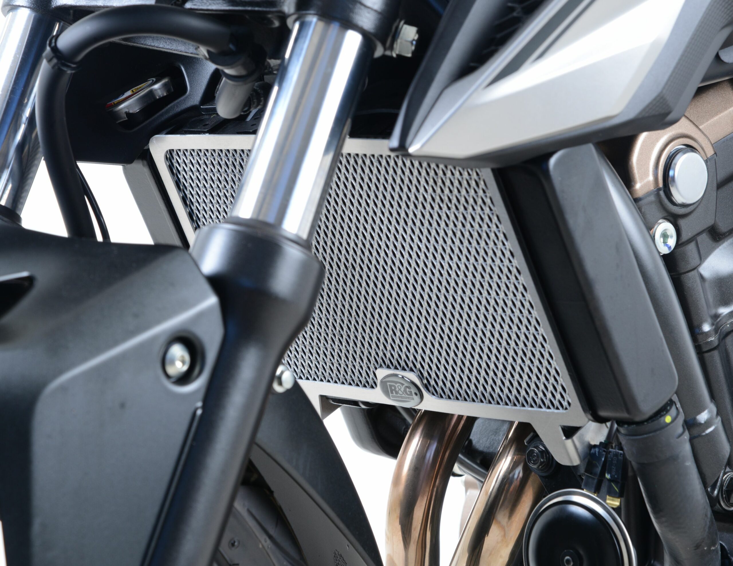 Honda CB500F 2016-2018 R&G Radiator Guard (Aluminium) RAD0206BK