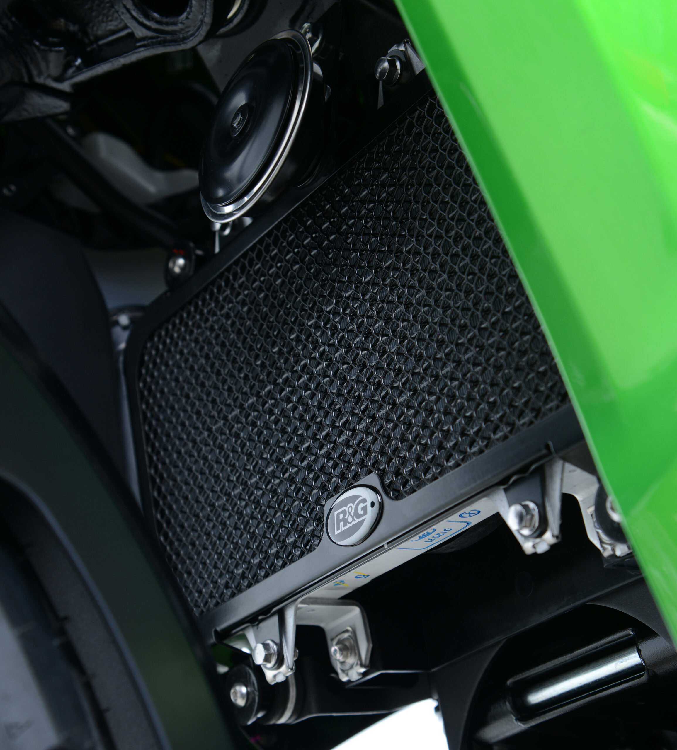 Kawasaki Versys-X 300 2017-2020 R&G Radiator Guard (Aluminium) RAD0221BK