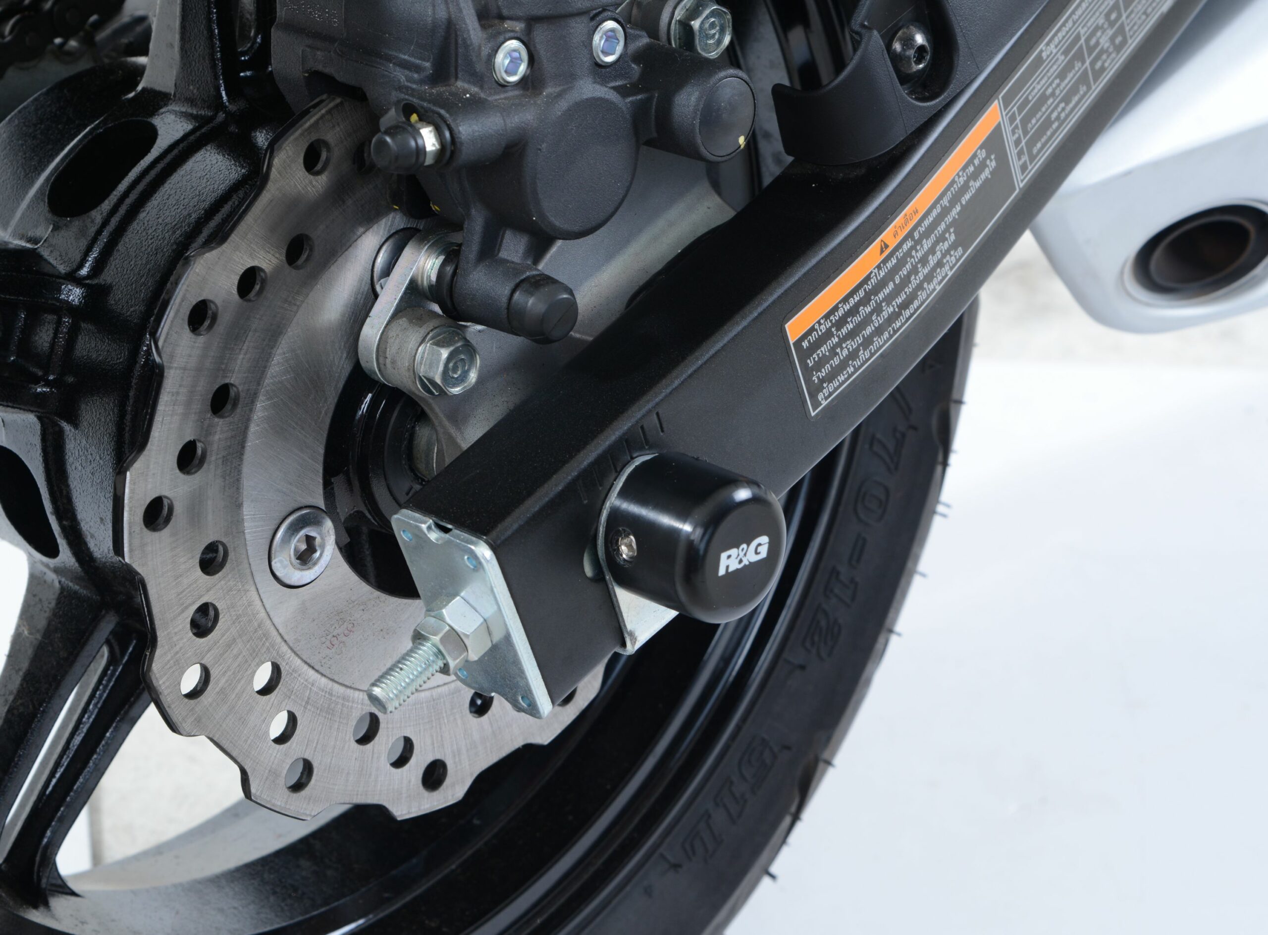 Kawasaki Z125 2016-2018 R&G Swingarm Protectors SP0073BK
