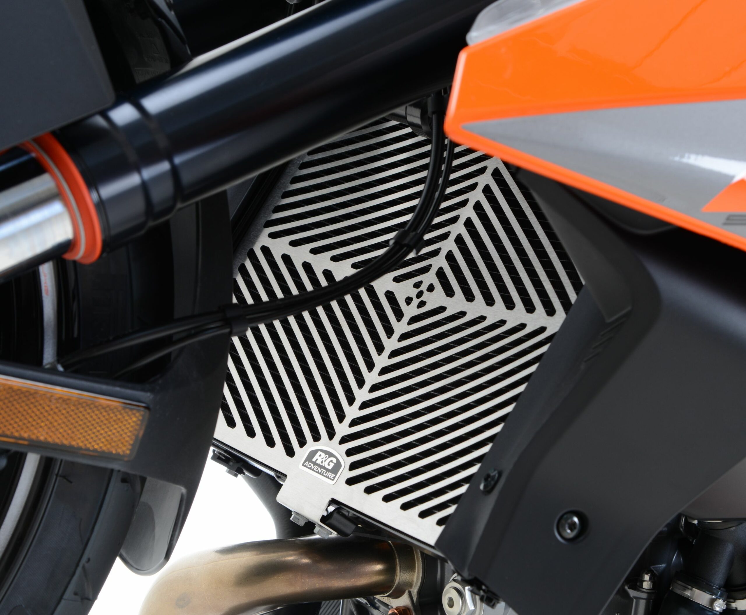 KTM 1290 Super Duke R 2014-2019 R&G Radiator Guard (Stainless) SRG0026SS