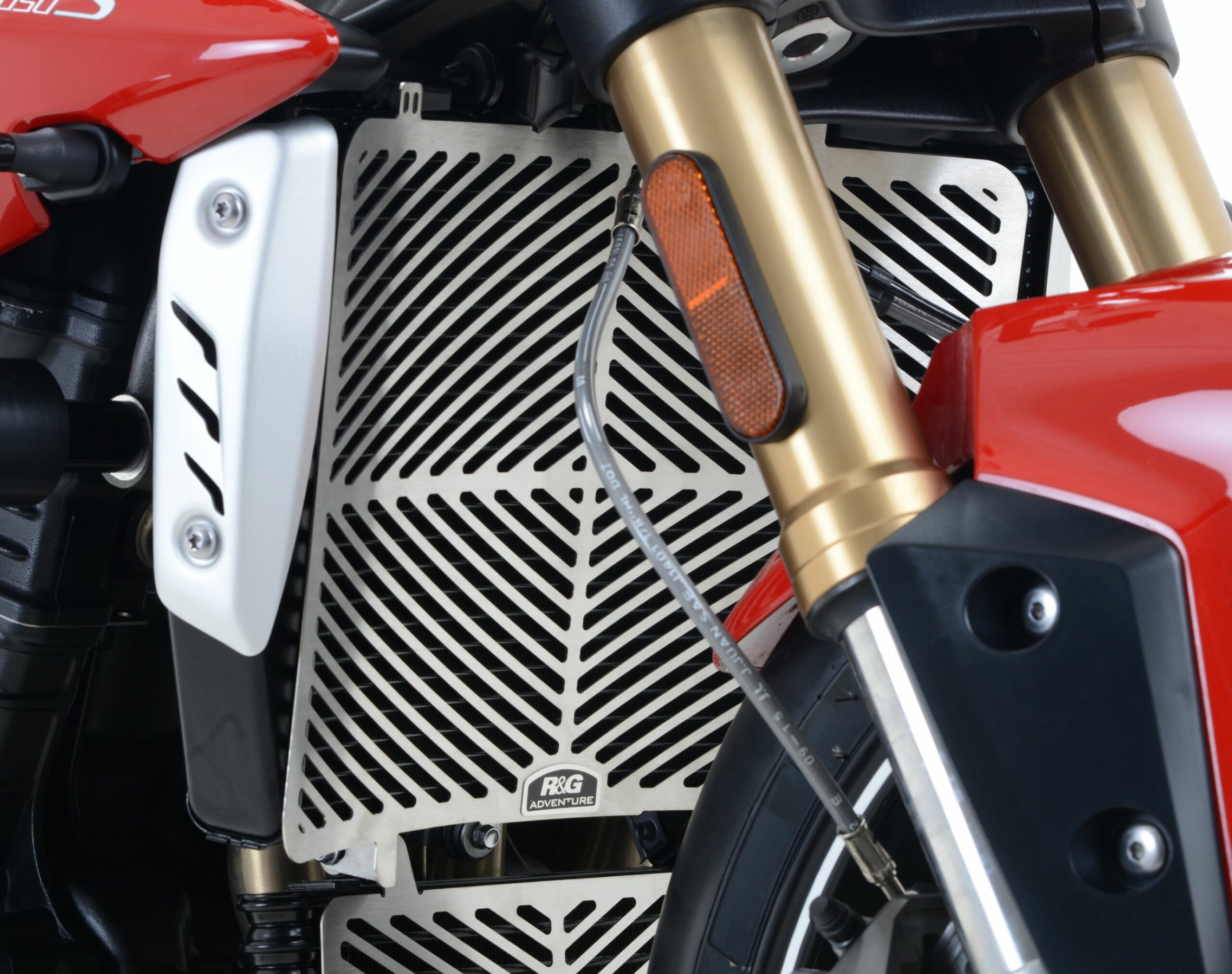 Triumph Speed Triple RS 2018-2020 R&G Radiator Guard (Stainless) SRG0045SS