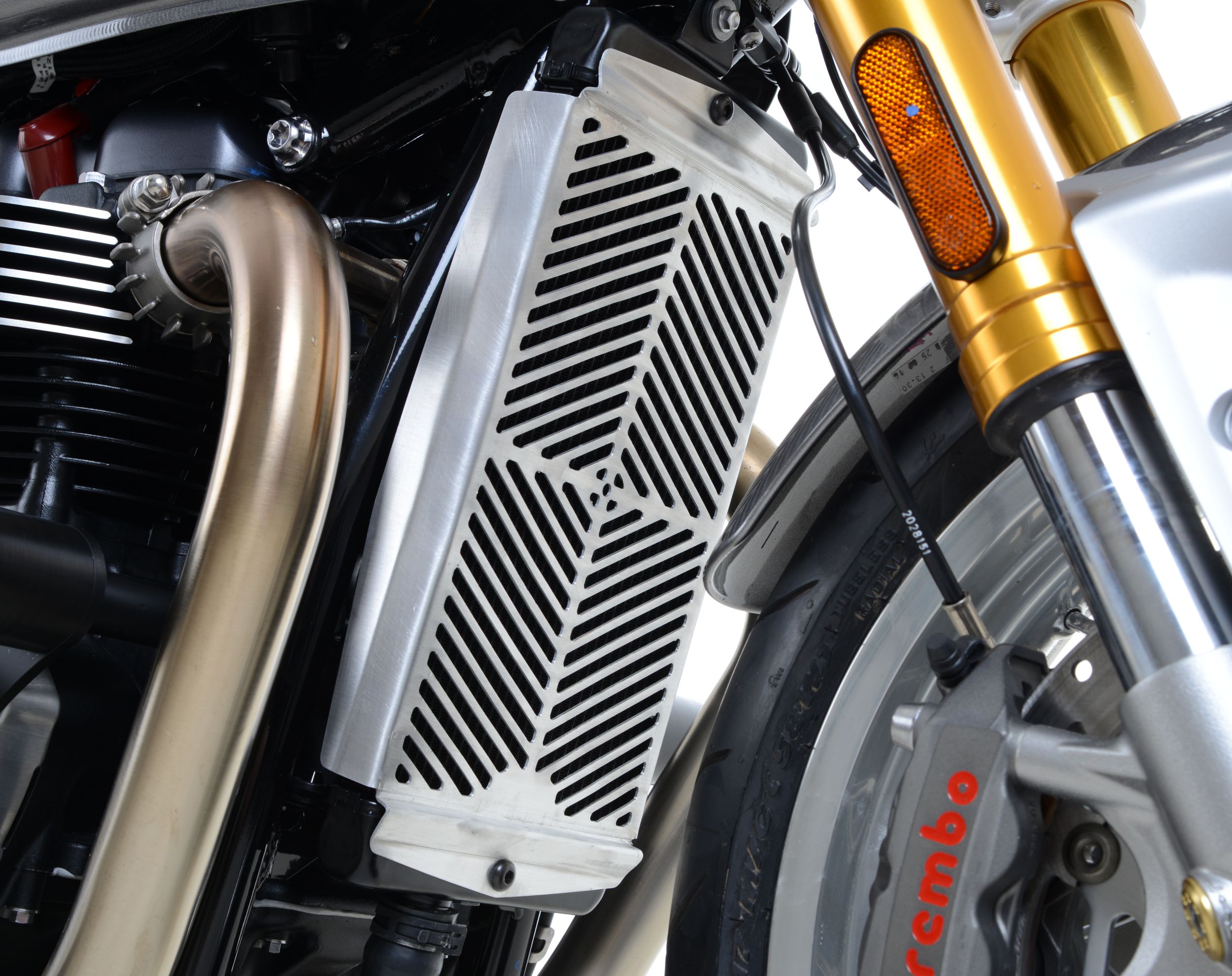 Triumph Thruxton 1200 R 2016-2018 R&G Radiator Guard (Stainless) SRG0047SS