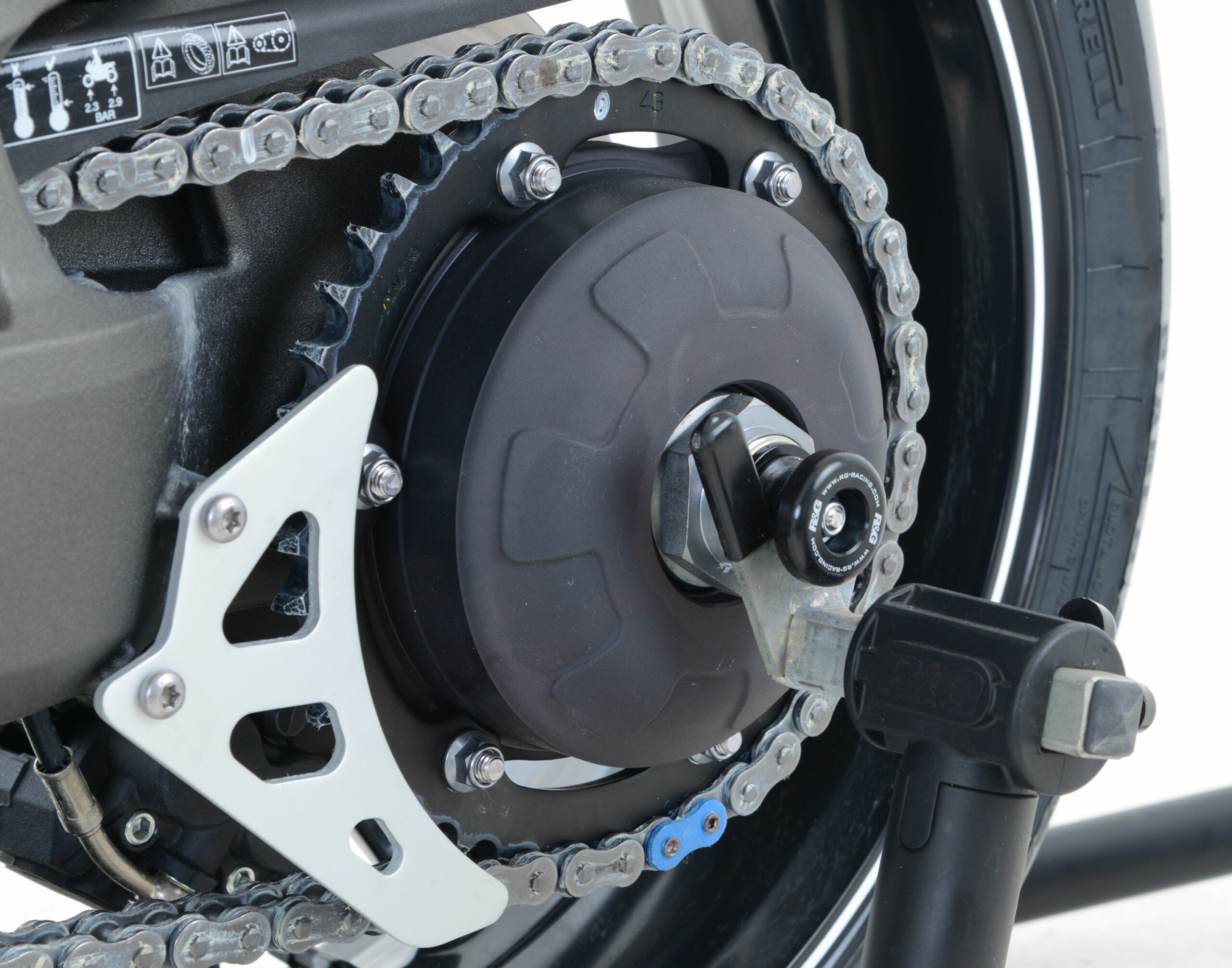 Triumph Speed Triple RS 2018-2020 R&G Spindle Sliders SS0032BK