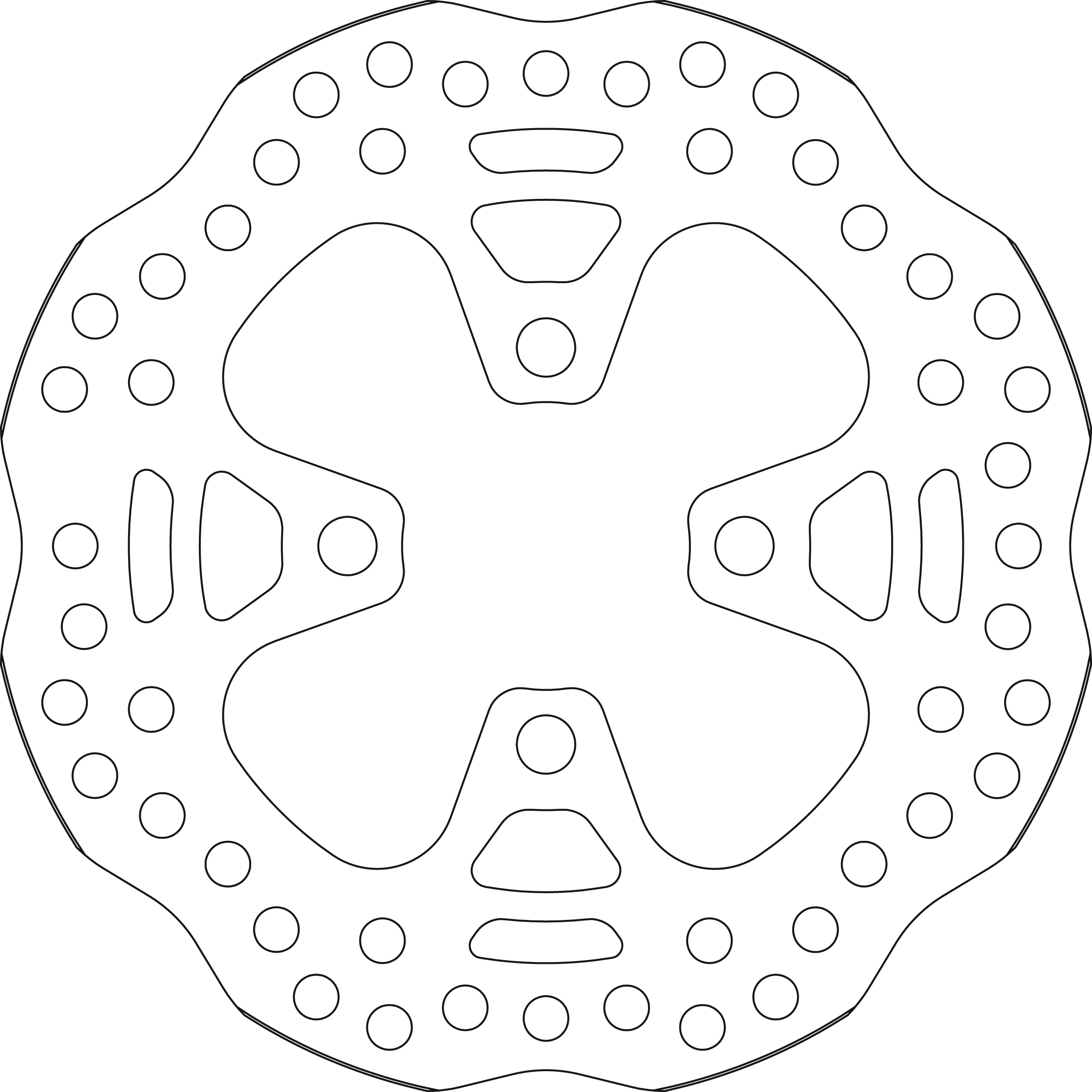 Yamaha YFM 700 R Raptor 2006-2012 SBS Rear Upgrade Brake Disc | DR Bikes