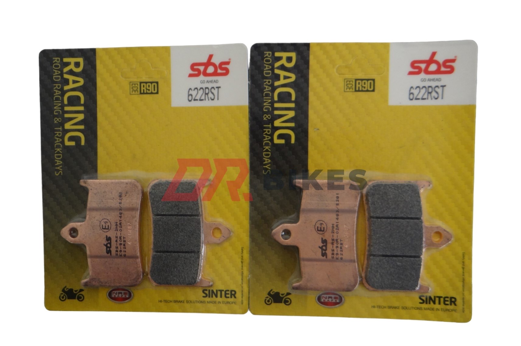 Honda CBR 900 RR Fireblade 1992-1997 SBS Race Sintered Front Brake Pads 622RST