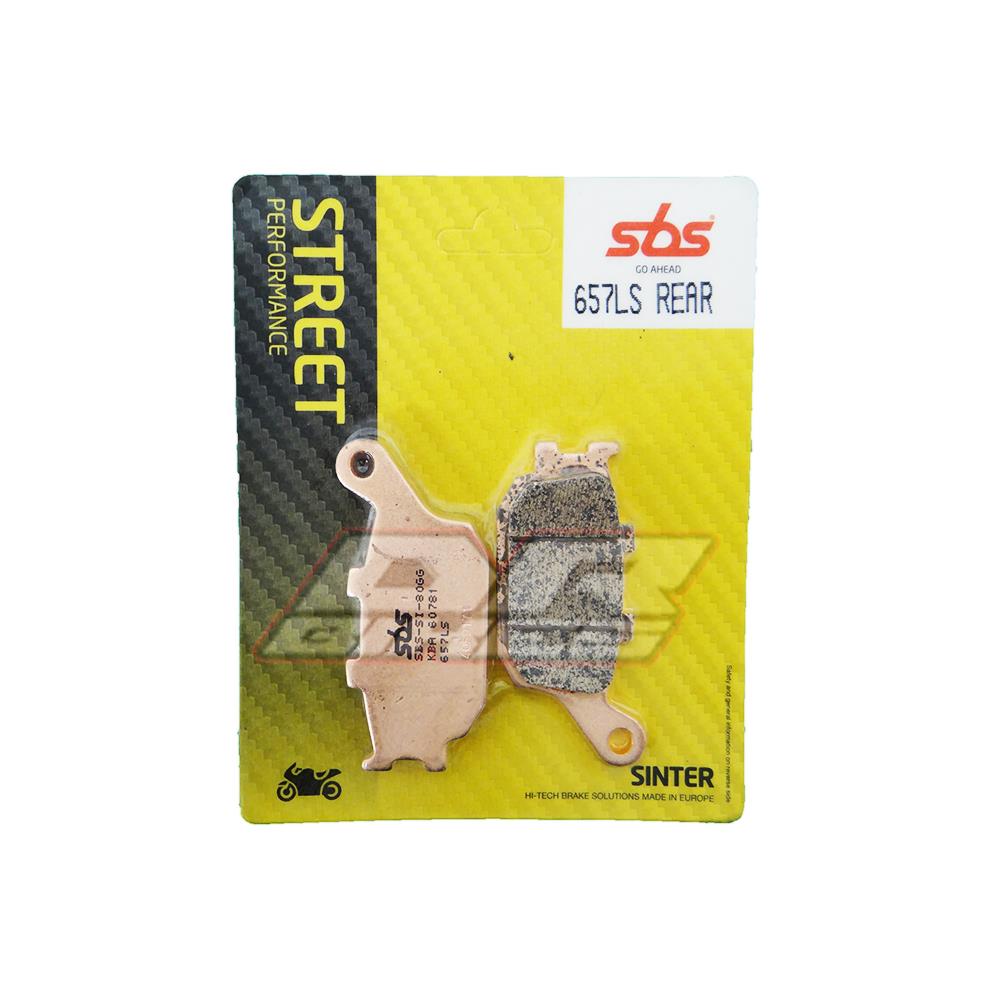 Suzuki GSF 1250 S Bandit 2006+ SBS Street Sintered Rear Brake Pads 657LS