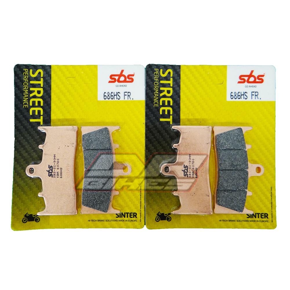Suzuki GSX-R 1300 Hayabusa 1999 - 2007 SBS Street Sintered Front Brake Pads 686HS
