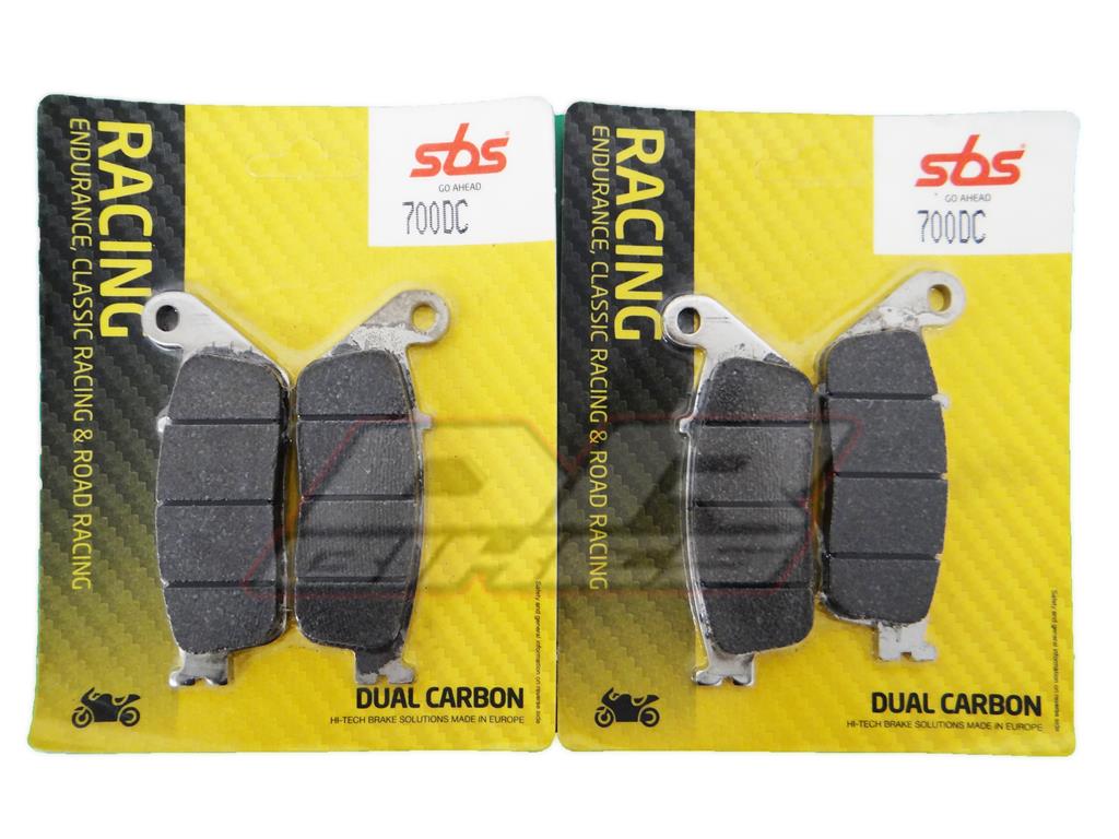 Honda CBR 300 F ABS 2014 -2017 SBS Dual Carbon Front Brake Pads 700DC