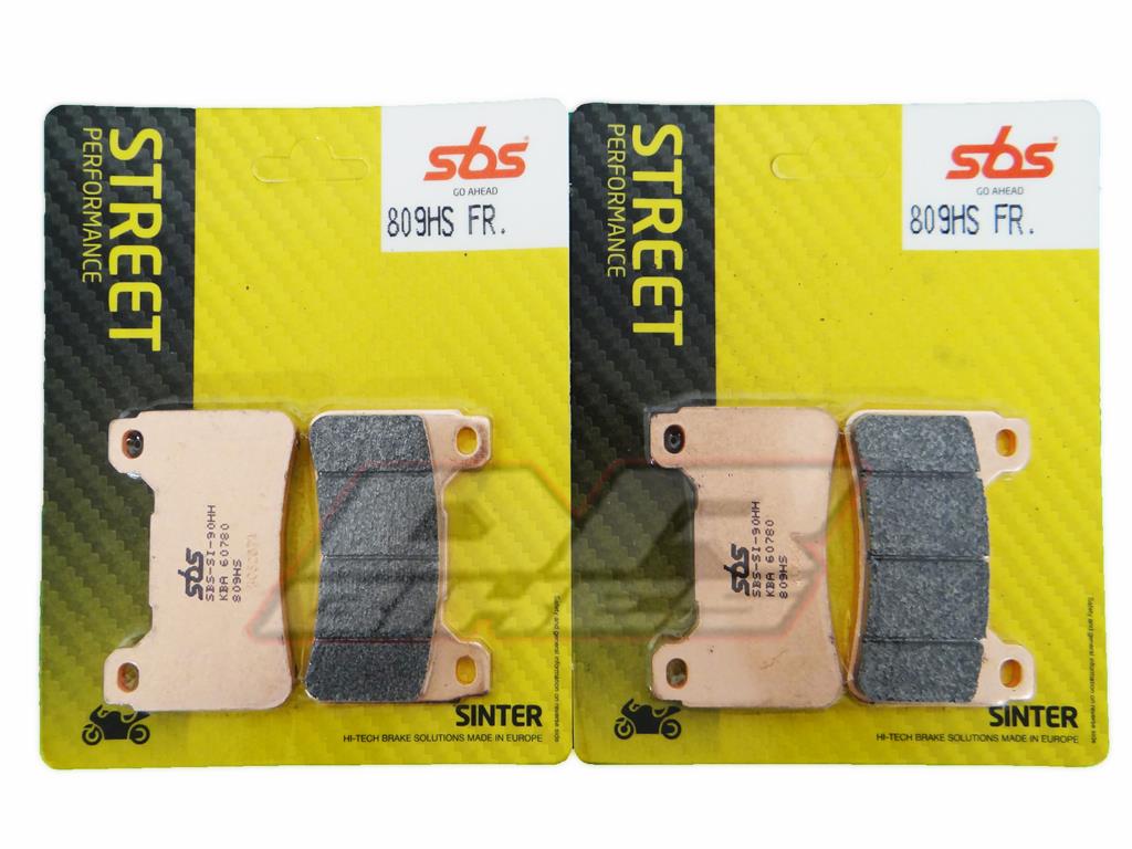 Honda CBR1000RR Fireblade 2008 - 2011 SBS Street Sintered Front Brake Pads 809HS