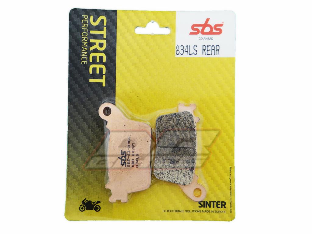 Honda CBR 1000 RR Fireblade 06 07 08 SBS Street Sintered Rear Brake Pads 834LS
