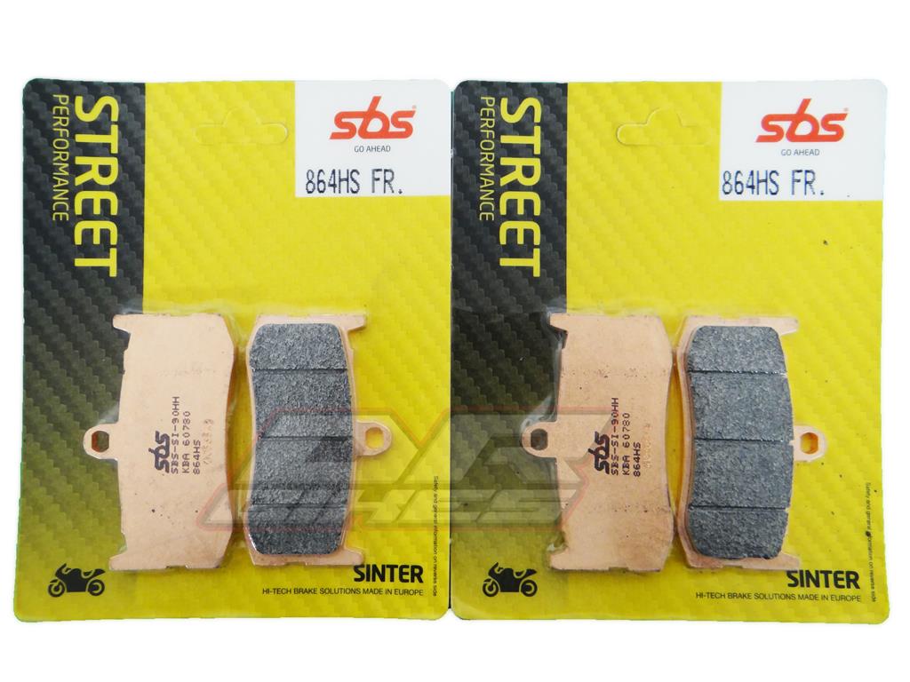 Triumph Daytona 675 2009 - 2016 SBS Street Sintered Front Brake Pads 864HS