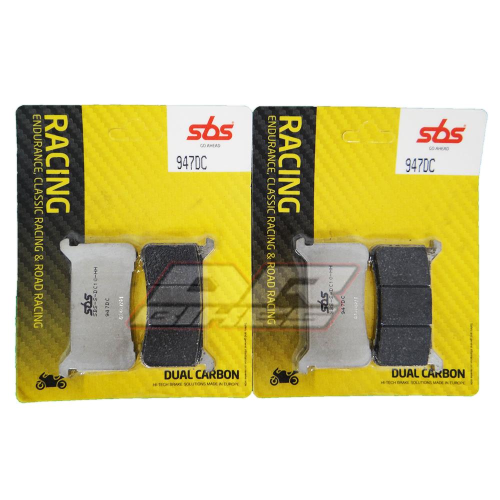 Honda CBR 600 RR 2005 - 2016 SBS Dual Carbon Front Brake Pads 947DC