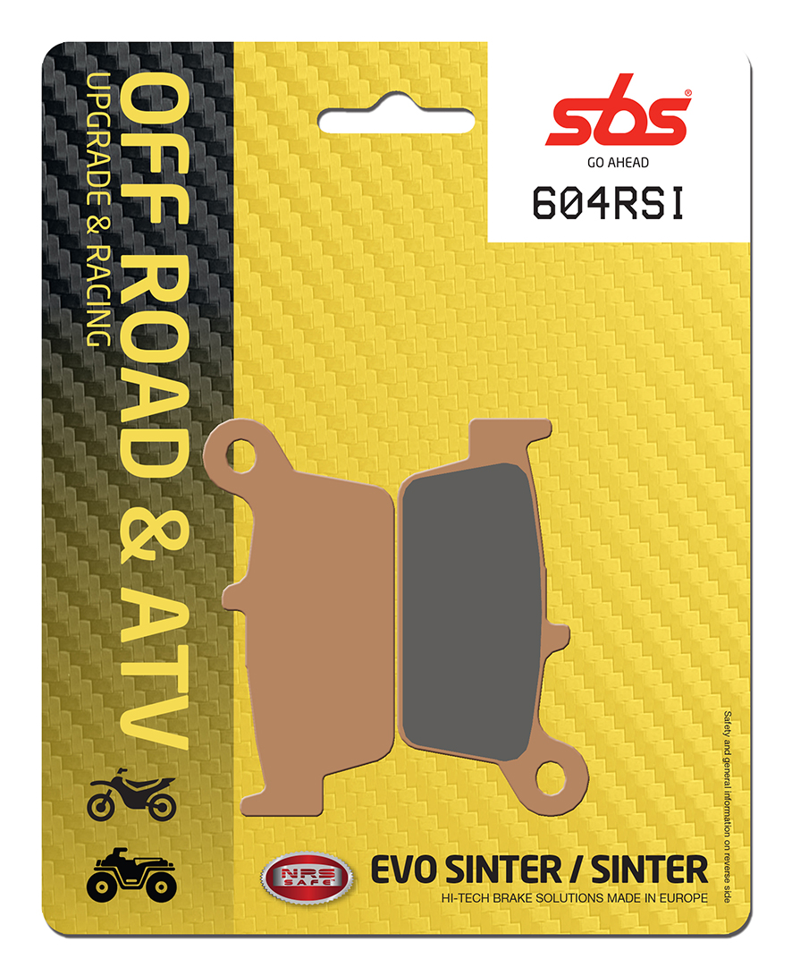 Yamaha YZ 250 1998-2002 SBS Race Sintered Rear Brake Pad 604RSI