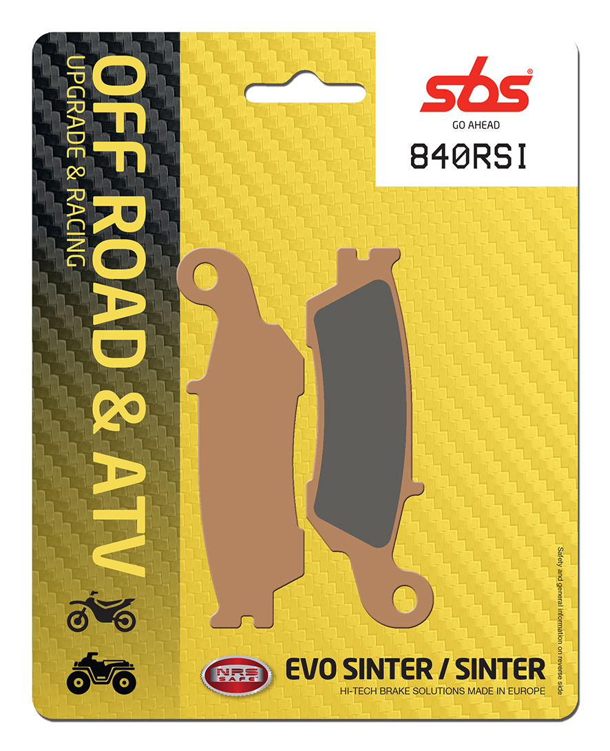 Yamaha YZ 250 2008-2021 SBS Race Sintered Front Brake Pad 840RSI