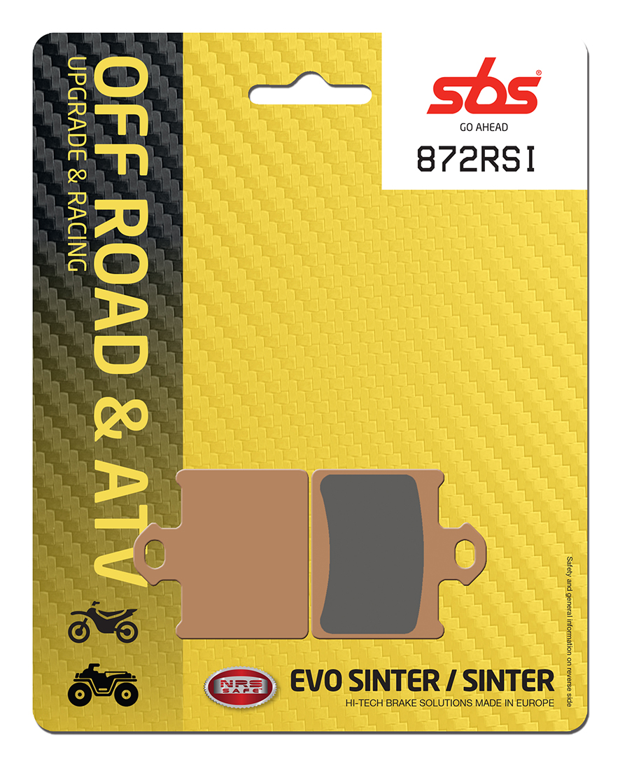 Ktm Freeride 0 2015-2022 SBS Race Sintered Rear Brake Pad 872RSI