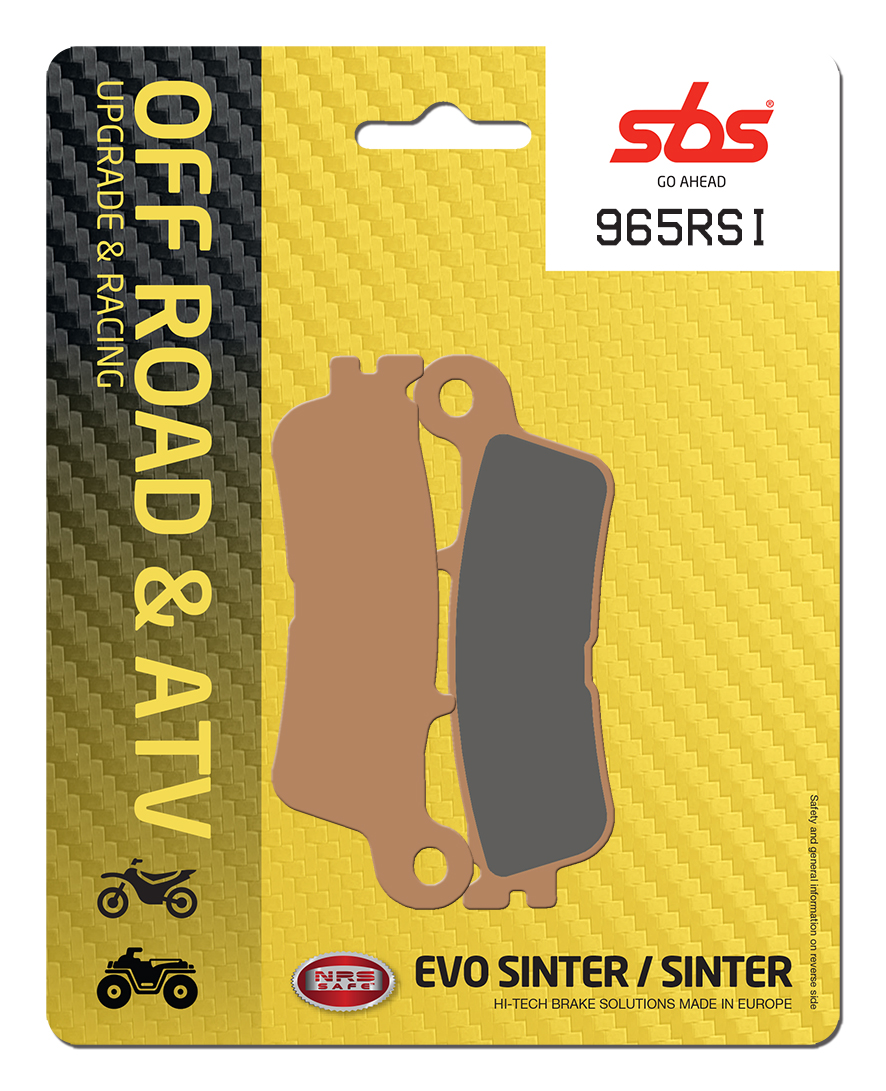 Yamaha YZ 125 2022 SBS Race Sintered Front Brake Pad 965RSI