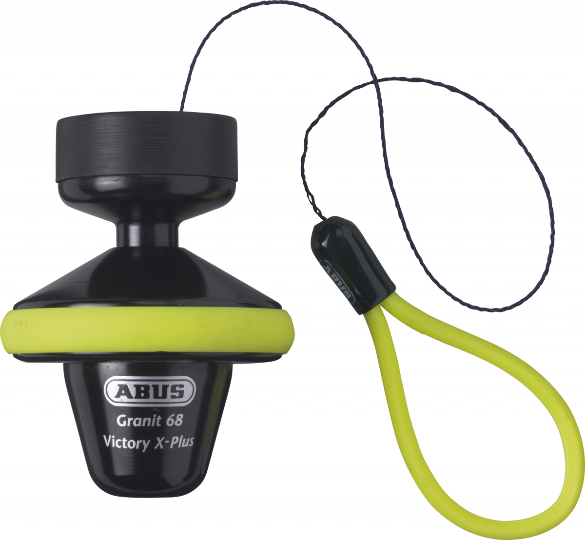 ABUS Brake Disc Lock Granit Victory X-Plus 68 Yellow, Roll Up 56564