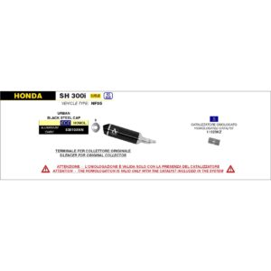 honda forza 300 2018 2019 2020 arrow exhaust (copy)