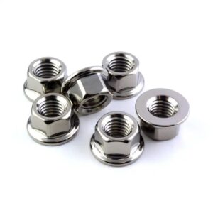 white ti sprocket nut