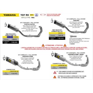 yamaha yzf r9 2025 arrow exhaust