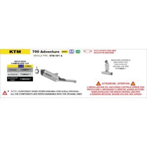 ktm 790 adventure euro 5 202 arrow exhaust (copy)