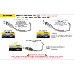 yamaha yzf r6 2017 2018 2019 2020 2021 2022 2023 2024 arrow exhaust (copy)