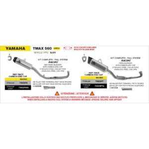 yamaha t max 560 euro 5 2025 arrow exhaust