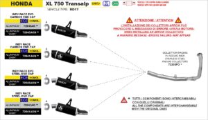 honda xl750 transalp 2023 2024 arrow exhaust (copy)