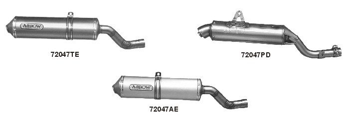 Yamaha TT600E 2000 Arrow Exhaust