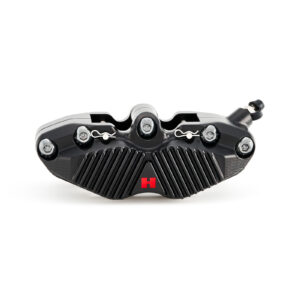 hel v2 108mm solid billet 4 piston front radial brake calipers with finned back