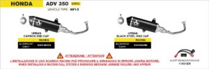 honda adv 350 2025 2026 arrow exhaust